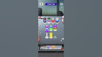 How to solve nut sort mini game in PUZZ REVE 19 #gameplay #games #shinichiro #puzzreve #puzzle