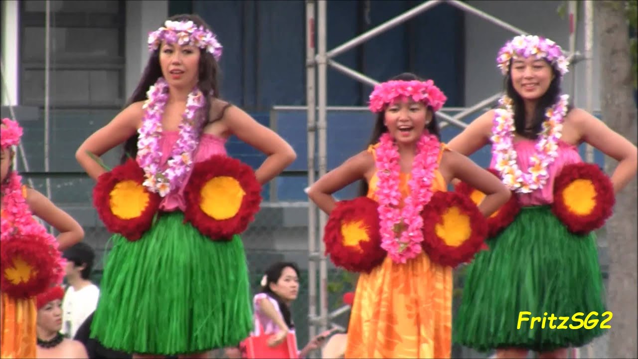 (Part 3) Kuponolani Hula Studio - Japanese School (Singapore) Summer Festival 2014