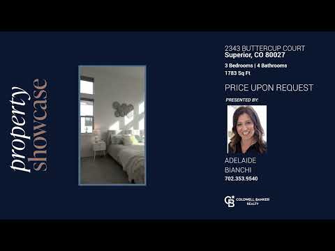 2343 Buttercup Court, Superior, CO home video tour