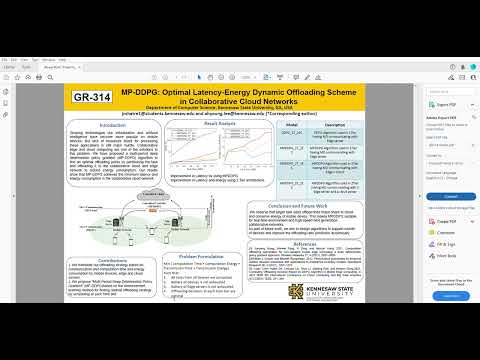 GR 314 - Reinforcement Learning Based Offloading Scheme Computation to Optimize Latency-Energy