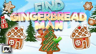 Can You Find The Gingerbread Man? Christmas Brain Break