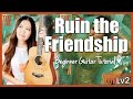 Ruin the Friendship ❤️‍🔥 Taylor Swift 🫶 EASY Guitar Tutorial Beginner Lesson 🎸 Chords &amp; Strumming! 🎶