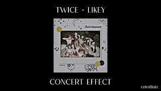 twice - likey (concert effect w/ fans)