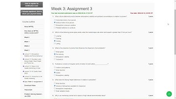 Air pollution and Control Week 3 assignment answers | Jan-Apr 2024 |SS Creations