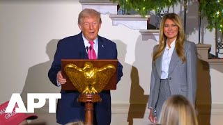 White House Christmas Chaos: Trump Calls Out Inflation, Election Fraud &amp; Jobs Boom | APT