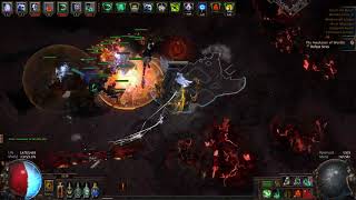 POE 3.9 Necromancer [ All Minions VS Frist Time Boss Sirus ] - Metamorph League