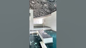The architecture of the Louvre Abu Dhabi is 🤩 #shorts #travel
