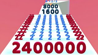 NUMBER MASTER : Merge & Drag Run Number Games - Satisfying Gameplay Walkthrough Android iOS screenshot 2