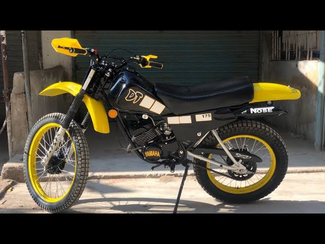 Yamaha Enduro 100Cc Fully Converted Into Dt || Modificationworkbyasadshah -  Youtube
