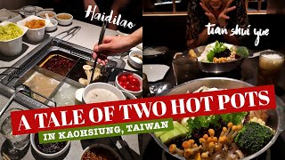 BEST HOT POT in Kaohsiung: Haidilao vs Tian Shui Yue