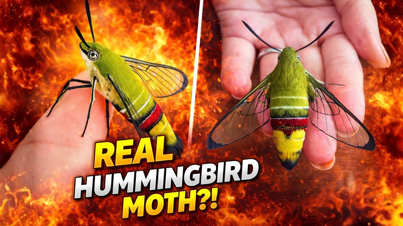 Hummingbird Moth 🦋 This Is NOT a Bird!