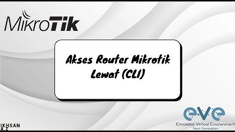 #1 Cara Akses Mikrotik Melalui CLI (Terminal/Telnet)