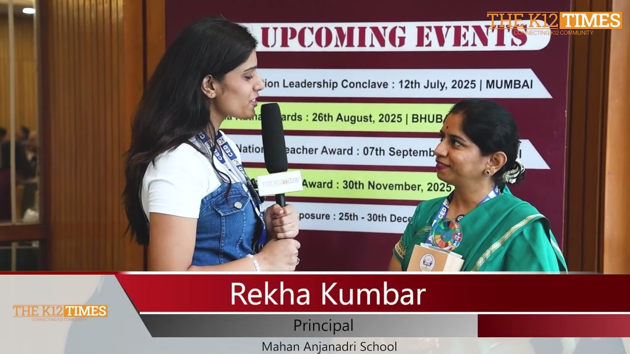 Ms. Rekha Kumbar | Principal l SDG Award | Delhi 2025 | The K12 Times