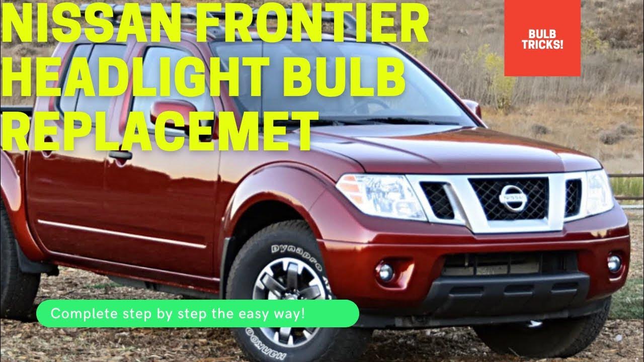 Easy Nissan Frontier LED Headlight Bulb Upgrade YouTube