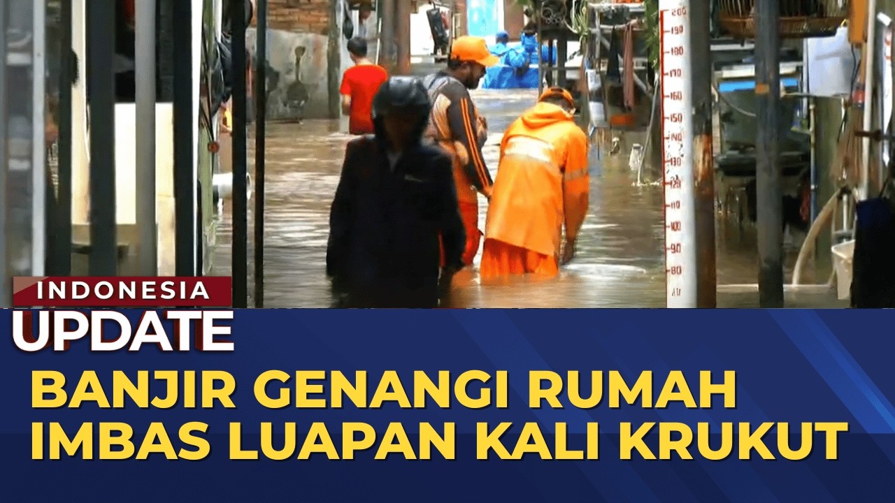 Banjir Genangi Rumah Warga Imbas Luapan Kali Krukut | INDO UPDATE