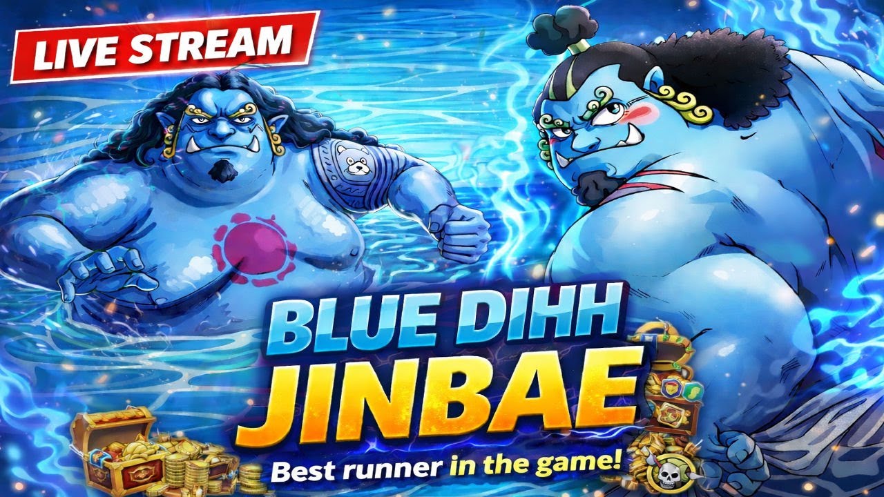 BLUE D JINBE IS HIM! | Best Runner In OPBR?? Live Gameplay