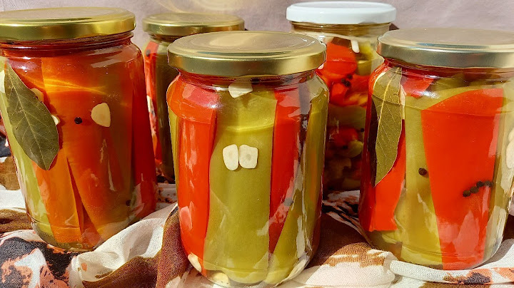 KISELE PAPRIKE ROGE SA BIJELIM LUKOM ZA 15 MINUTA-SOUR PEPPERS