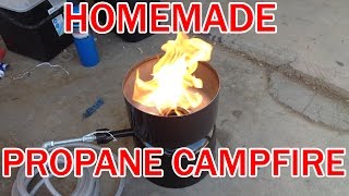 I show how to make a propane fire pit using easy find parts from an
old bbq and the hardware store. working with can be very dangerous
cau...