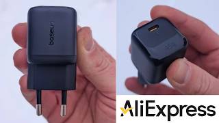 USB-C Fast Charger AliExpress | Baseus 45W GaN PD Charger for Phones & Tablets