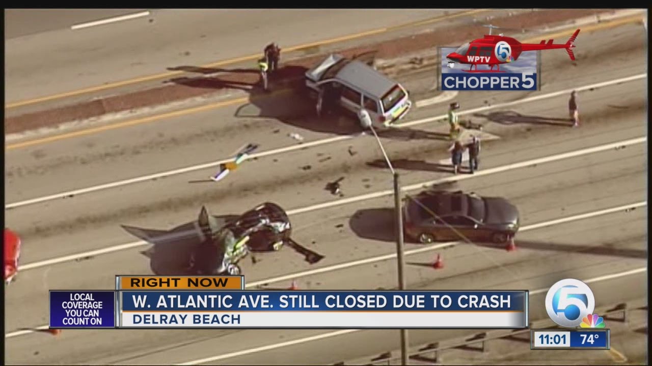 W. Atlantic Ave. still closed due to crash YouTube