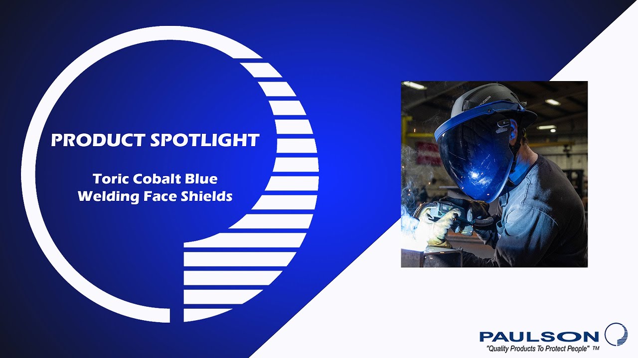 Product Spotlight: Toric Cobalt Blue Welding Face Shields