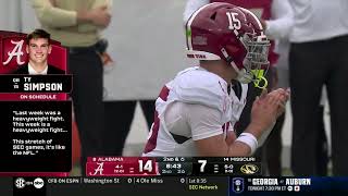 Alabama vs Missouri 2025 in 40 Minutes (Full Game)