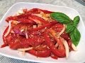 САЛАТ ИЗ ПОМИДОРОВ. Вкуснейший.  Простой рецепт. Tomato Salad.