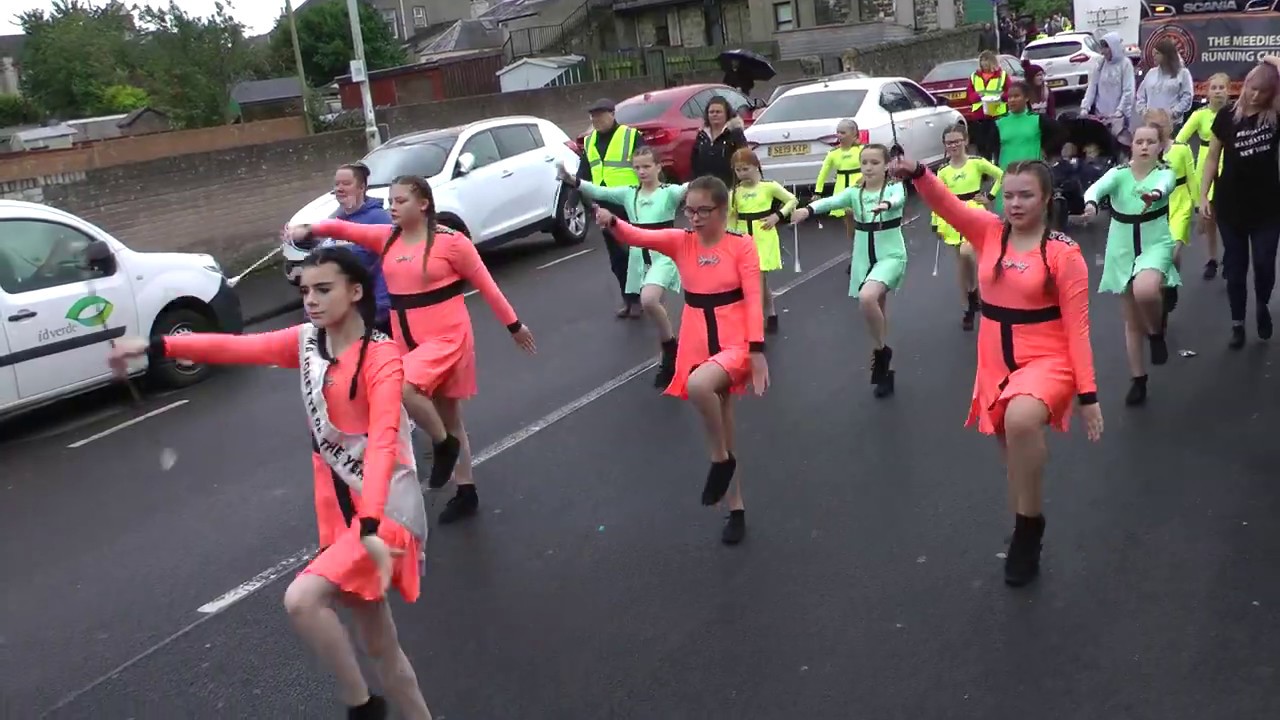 Cowdenbeath Majorettes Lochgelly Gala 2019 Parade YouTube