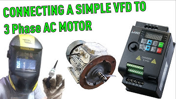 Connecting a 2.2kW AC Motor with VFD Sako SKI780