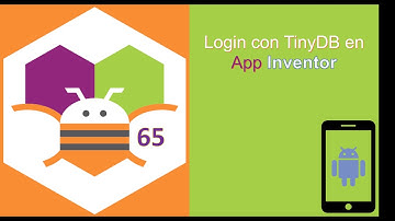 65. Login con TinyDB en App Inventor