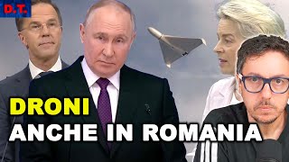 ALTRI DRONI ”RUSSI” ANCHE SULLA ROMANIA, altra propaganda per la guerra