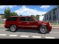 ETS2 - Cadillac Escalade ESV (Motor Sesi + Gezinti) [1.58]