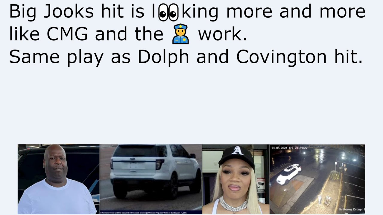Big Jooks hit is l👀king more and more like CMG and the 👮 work. Same ...