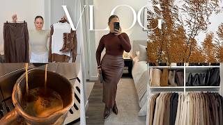 VLOG - SHEIN & GLOWMODE Fall Haul, Fall Outfits, Closet Transformation & Cozy Fall Vibes! screenshot 5