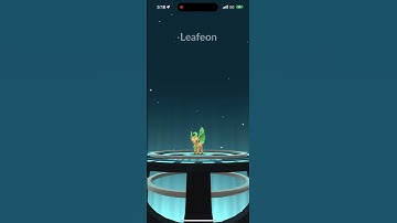 Shiny Leafeon Evolution #pokemongo #pokemon #shinypokemon #eevee  #leafeon  #shiny
