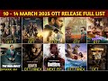 This Week 10 - 14 March OTT Release Movies &amp; Web Series | The Electric State OTT Netflix | Zee5, Jio