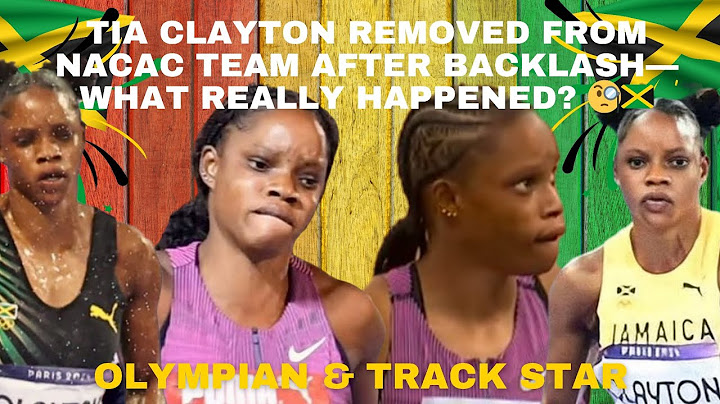 Tia Clayton Removed from NACAC Team After Backlash—What Really Happened? 🧐🇯🇲