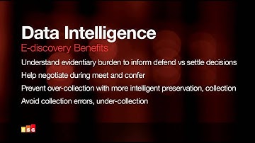 Active Information Management for Data Intelligence and Mapping