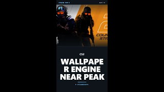 Steam Top 5 — May 19 — Wallpaper Engine near peak #shorts