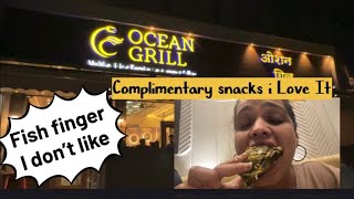 Complimentary snacks, I love it ❤️ ocean Grill #restaurant #honestreview #nonveg #thane #nonvegfood 