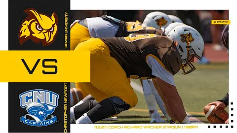 11/6/21 Rowan Football vs. Christopher Newport