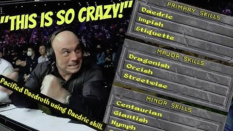 Joe Rogan and company reacts to weird Daggerfall character