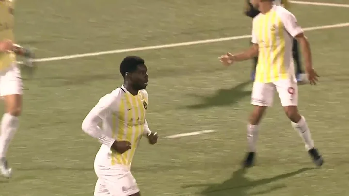 Leland Archer with a Goal vs. Pittsburgh Riverhoun...