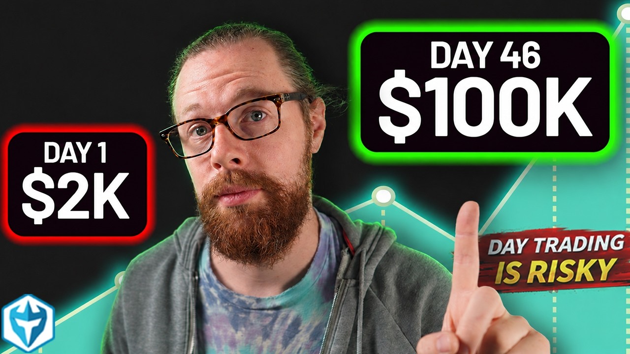 How I Turned $2,000 into $105,951.28 in 46 Days (Day Trading Strategy): video thumbnail