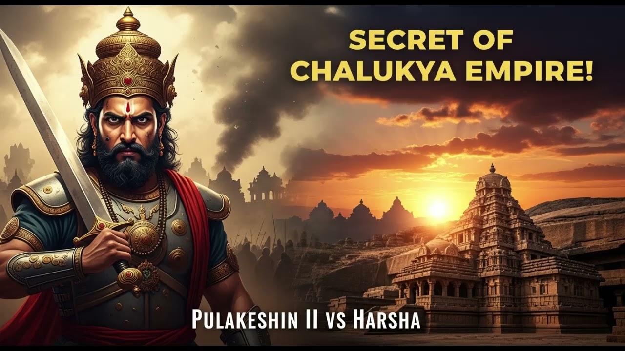 Chalukya Empire Explained in Hindi | Pulakeshin II vs Harsha | South India History #upsc #history