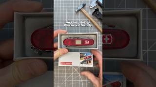 Watch me make a TSA approved Victorinox Traveller #edc #customsak