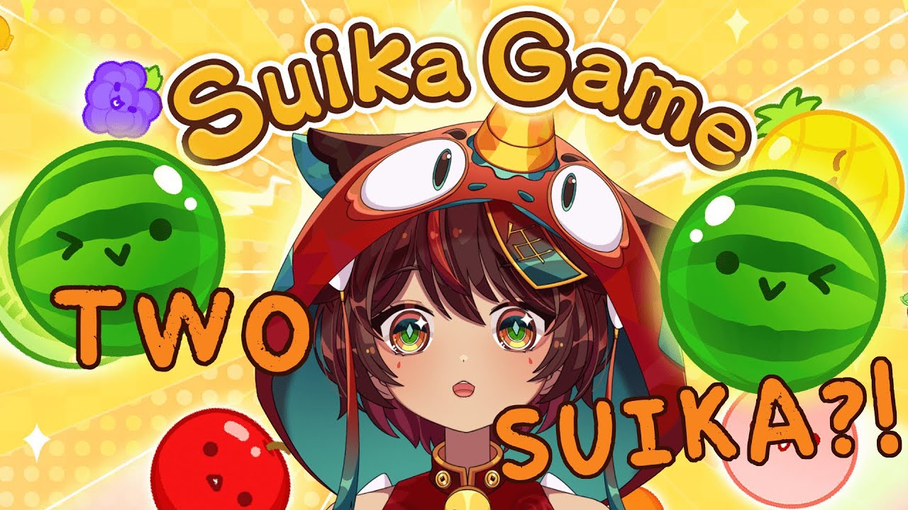  Suika Game Getting TWO WATERMELONS Projek Hikayat YouTube