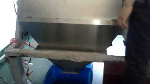 pine nuts kenerls sorting video, color sorter