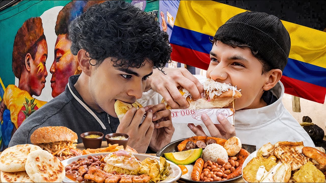 PROVANDO COMIDA Callejera de COLOMBIA ¿Es tan barata como dicen ? 🇨🇴