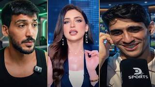 علاش هاذ المذيعة المصرية تفرگعات على ياسين بونو ؟